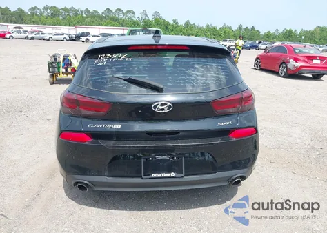 2018 Hyundai Elantra Gt Sport из США, поврежденный, VIN KMHH55LC2JU041274